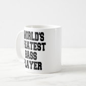 Werelds grootste basspeler Mok (Voorkant links)