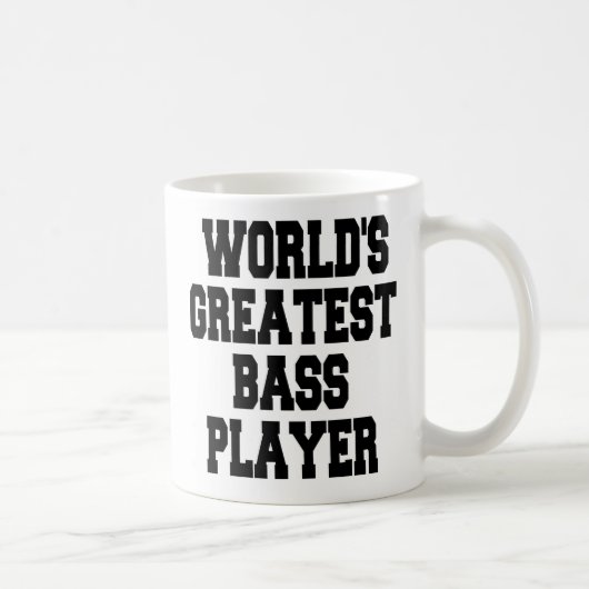 Werelds grootste basspeler Mok (Rechts)