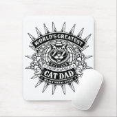 Werelds grootste heavy metal kat vader muismat (Met muis)