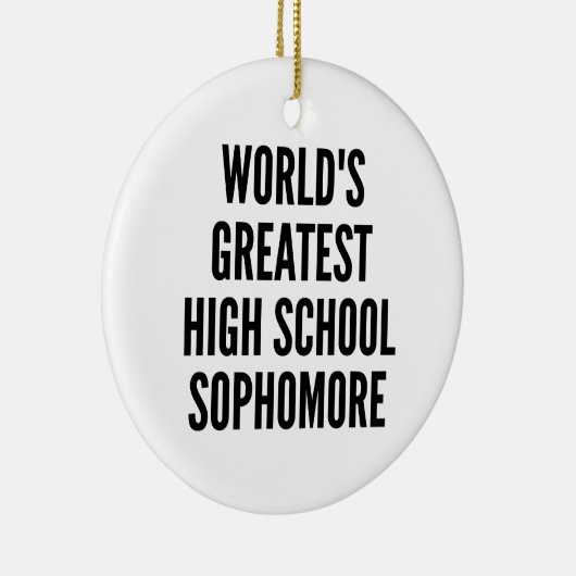 Werelds grootste middelbare school tweedejaars keramisch ornament (Rechts)