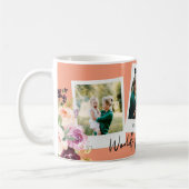 Werelds grootste moeder waterverf bloemenmulti fot koffiemok (Links)