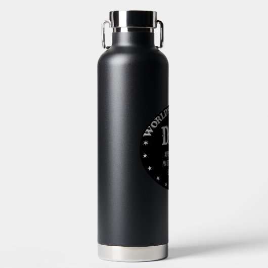 Wereld's Grootste Papa (op maat.) Geïsoleerde fles (Voorkant)