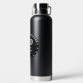 Wereld's Grootste Papa (op maat.) Geïsoleerde fles (Achterkant)