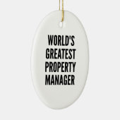 Werelds grootste property manager keramisch ornament (Rechts)