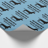 Werelds grootste teckel cadeaupapier (Hoek)