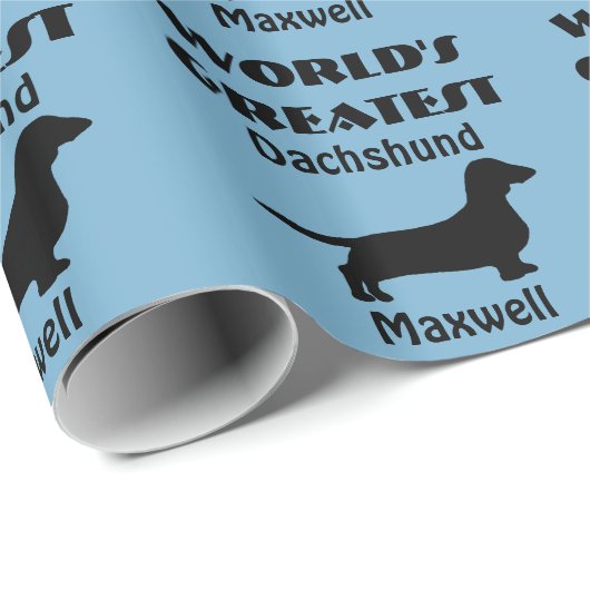 Werelds grootste teckel cadeaupapier (Rol Hoek)