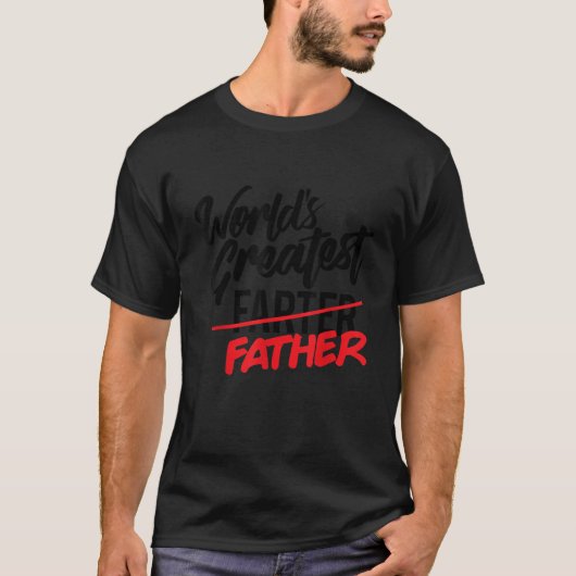 Wereld's grootste vader Ik bedoel vader Mannen ges T-shirt (Voorkant)