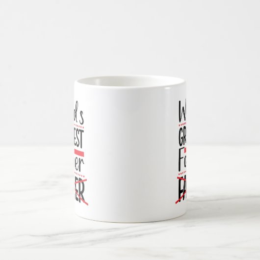 Werelds grootste vader Mok cadeau voor papa (Center)