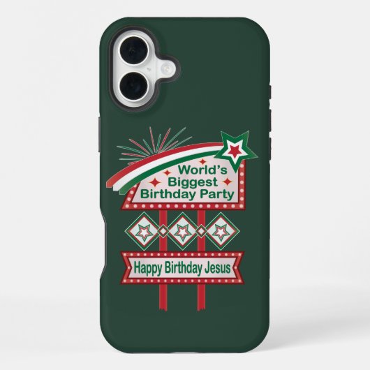 Werelds Grootste Verjaardagsfeestentoonstelling iPhone Hoesje (Achterkant)