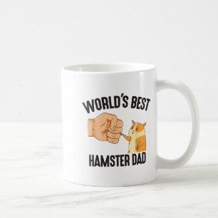 Werelds Hamster Vader Kostuum Voor Dierenliefhebbe Koffiemok