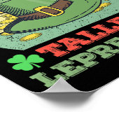 Werelds hoogste kabouter Iers grappig St. Patrick Poster (Hoek)