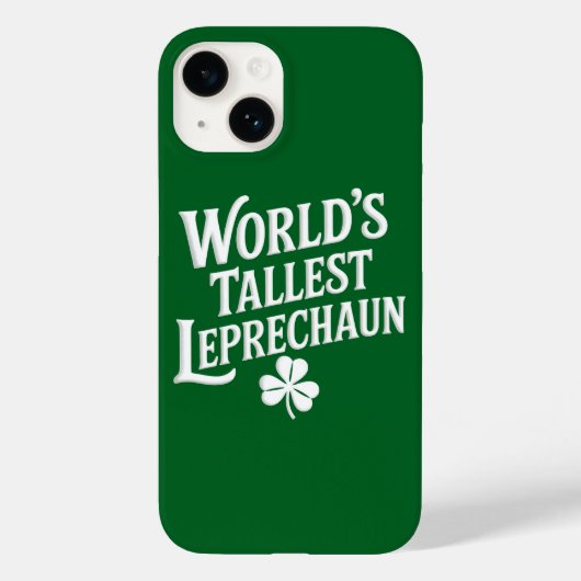 Werelds hoogste kabouter Ierse St. Patrick's Day Case-Mate iPhone Case (Achterkant)