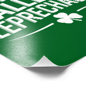 Werelds hoogste kabouter St. Patrick's Day Foto Afdruk (Hoek)