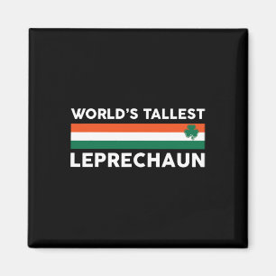 Werelds hoogste Leprechaun - Ierse Shamrock St. Pa Magneet
