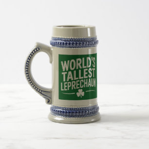 Werelds hoogste Leprechaun St. Patrick's Day Bierpul