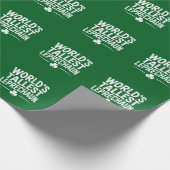 Werelds hoogste Leprechaun St. Patrick's Day Cadeaupapier (Hoek)