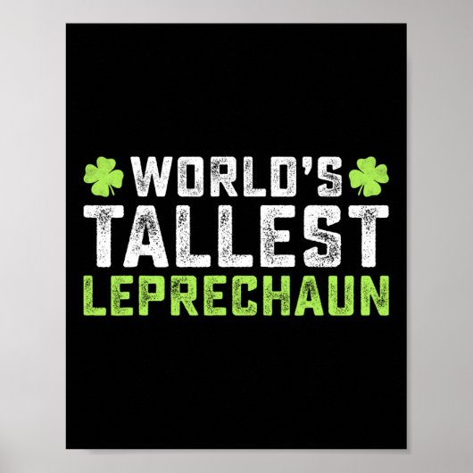 Werelds hoogste Leprechaun St. Patrick's Day Heili Poster (Voorkant)