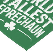 Werelds hoogste Leprechaun St. Patrick's Day Korte Tafelloper (Hoek)