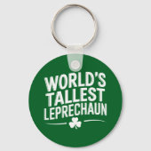 Werelds hoogste Leprechaun St. Patrick's Day Sleutelhanger (Voorkant)