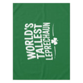 Werelds hoogste Leprechaun St. Patrick's Day Tafelkleed (Voorkant)