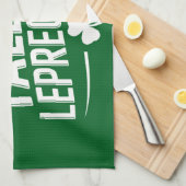 Werelds hoogste Leprechaun St. Patrick's Day Theedoek (Quarter Fold)
