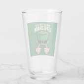 Werelds Langste Kabouter Grappige Ierse Humor  Glas (Achterkant)
