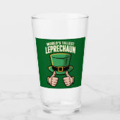 Werelds Langste Kabouter Grappige Ierse Humor  Glas (Voorkant)