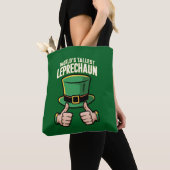 Werelds Langste Kabouter Grappige Ierse Humor Tote Bag (Dichtbij)