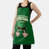 Werelds Langste Leprechaun Grappige Ierse Humor  Schort (Insitu)