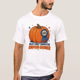 Werelds meest competitieve pompoenkweker t-shirt