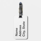 Werelds meest fantastische accountant bagagelabel (Achterkant verticaal)