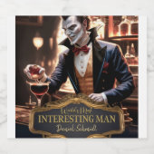 'Werelds meest interessante Man, gepersonaliseerd Bier Etiket (Enkel label)