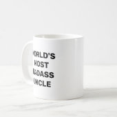 Werelds meest stoere oom koffiemok (Voorkant links)