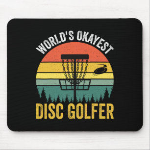 Werelds Oké Disc Golfer _1  Muismat