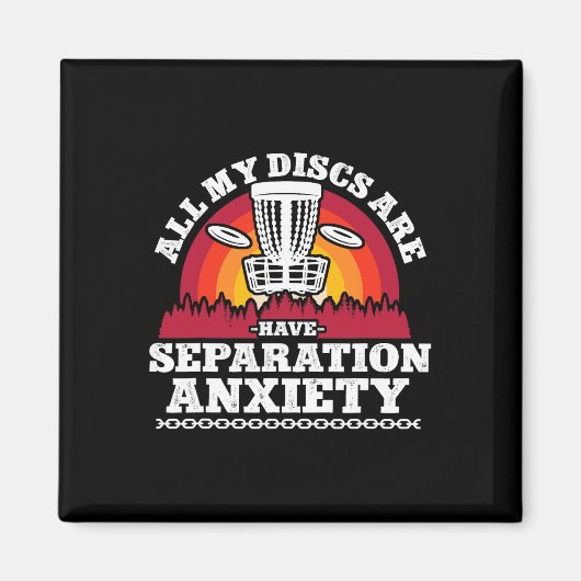Werelds Oké Disc Ophaalder Funny Disc Golf Magneet (Voorkant)