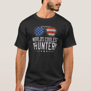 Werelds Oké Jager Jagen Jacht Herten Vintage T-shirt