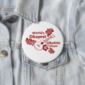 Werelds Oké - Roest Ronde Button 4,0 Cm (In situ)