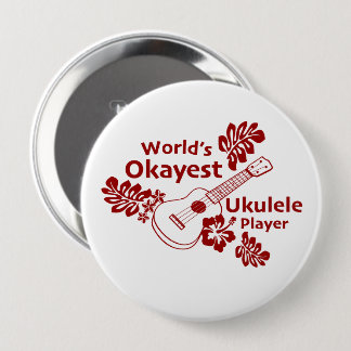 Werelds Oké - Roest Ronde Button 4,0 Cm