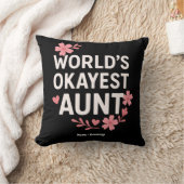 Werelds Oké Tante Grappig Moederdag Cadeau Kussen (Deken)