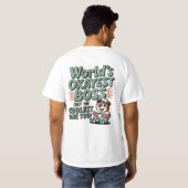 Werelds Okéste Baas Nationale Baas Dag Design T-shirt (Achterkant volledig)