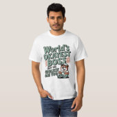Werelds Okéste Baas Nationale Baas Dag Design T-shirt (Voorkant volledig)