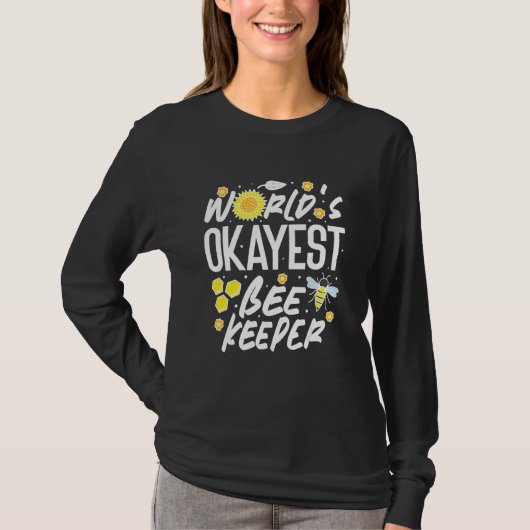 Werelds Okéste Bijenhouder T-shirt (Voorkant)