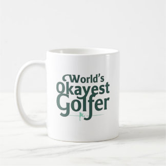 Werelds Okéste Golfer | Grappige Golf Koffiemok