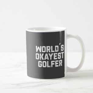Werelds Okéste Golfer Grappige Golfgrap Vader Koffiemok