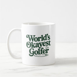 Werelds Okéste Golfer Retro Golf Humor Koffiemok