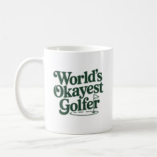 Werelds Okéste Golfer Retro Golf Humor Koffiemok