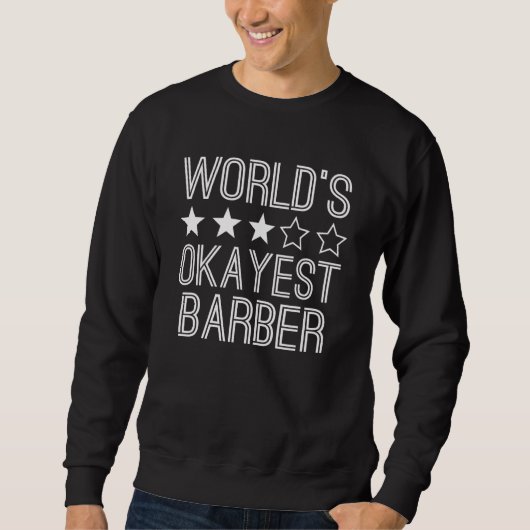 Werelds Okéste Kapper Kapper 1 Trui (Voorkant)