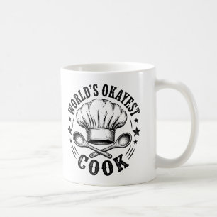 Werelds Okéste Kok Funny Koken Citaat Cadeau Koffiemok