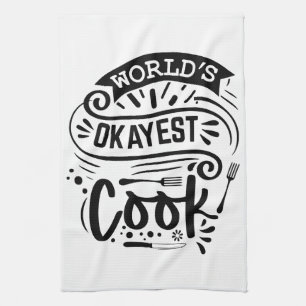 Werelds Okéste Kok Schort – Keuken Gereedschap Theedoek