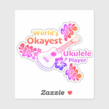 Werelds Okéste - op maat gesneden vinyl sticker